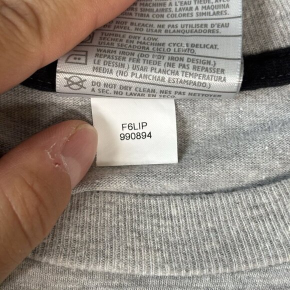 Vintage Y2K Nike T Shirt Mens 2XL XXL Gray Basketball Silver Tag Short Sleeve - Picture 10 of 13